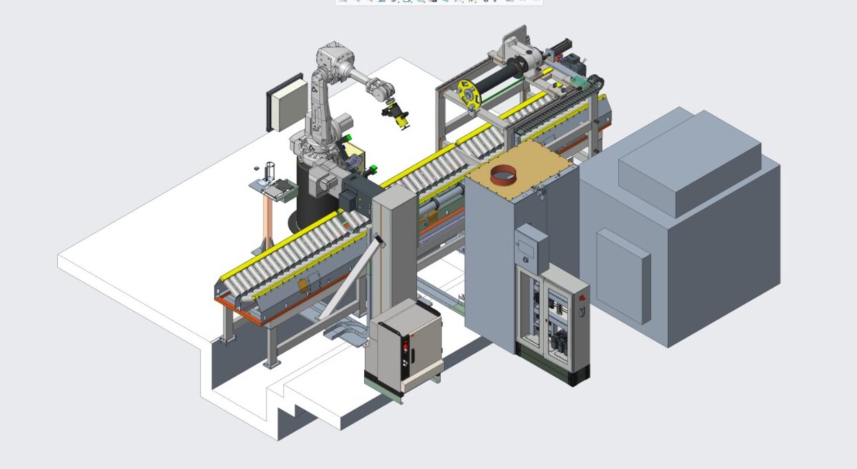 Conception CAO, intégration machines spéciales. Robotique Industrielle