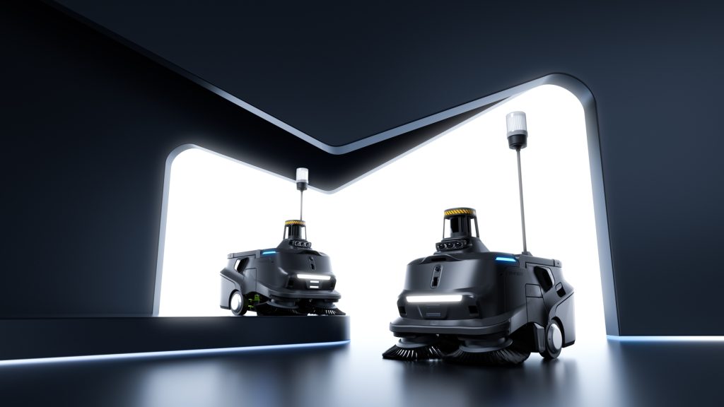 Robot balayeur avec IA