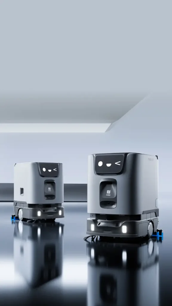 Pudu ET1 le robot auto laveuse compact avec IA